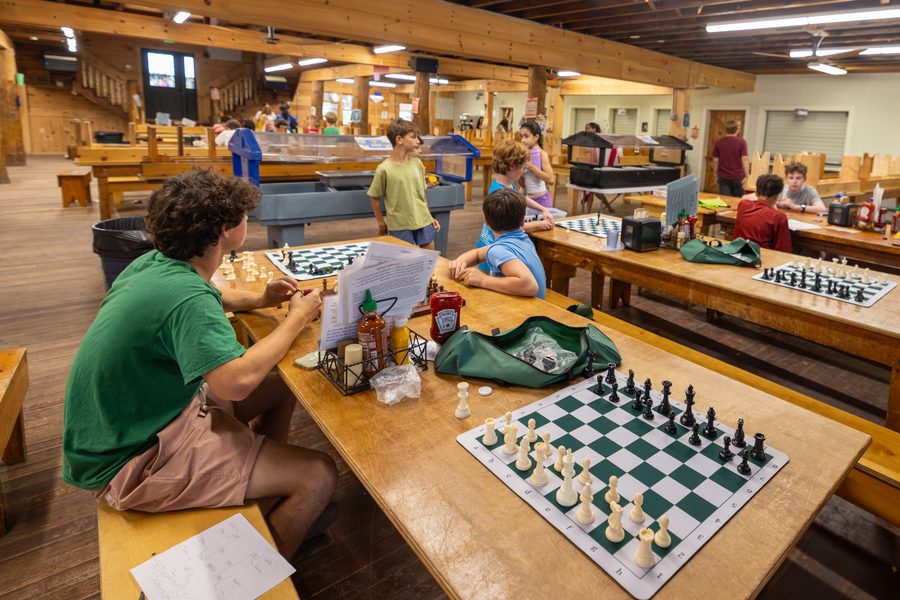 A photograph from the residency at Camp Kingswood, Bridgton, Maine