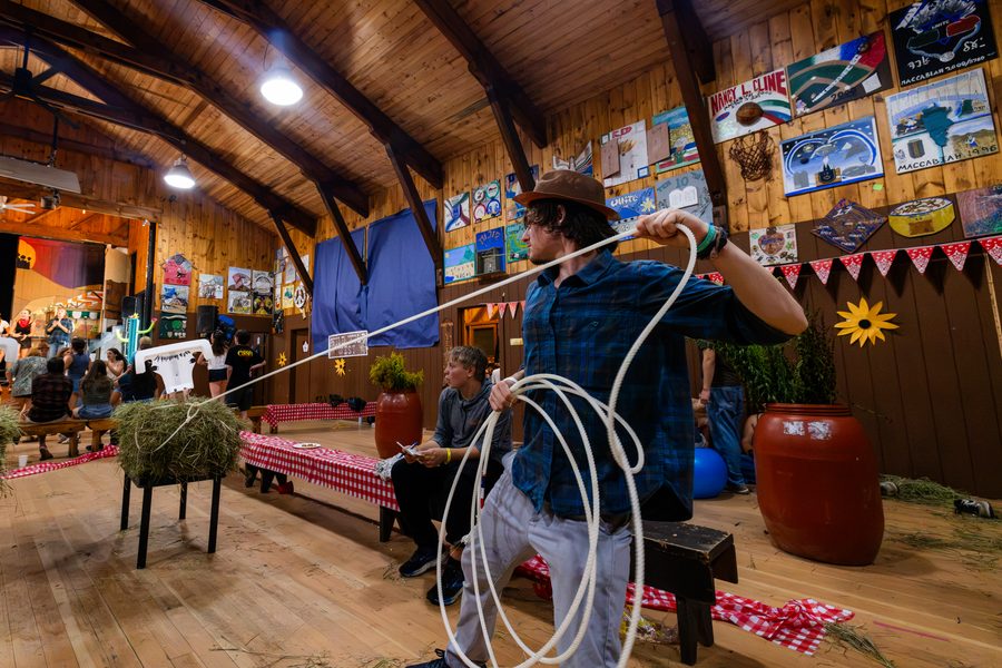 A photograph from the residency at Camp Kingswood, Bridgton, Maine