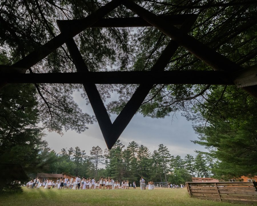The camp under the Magen David