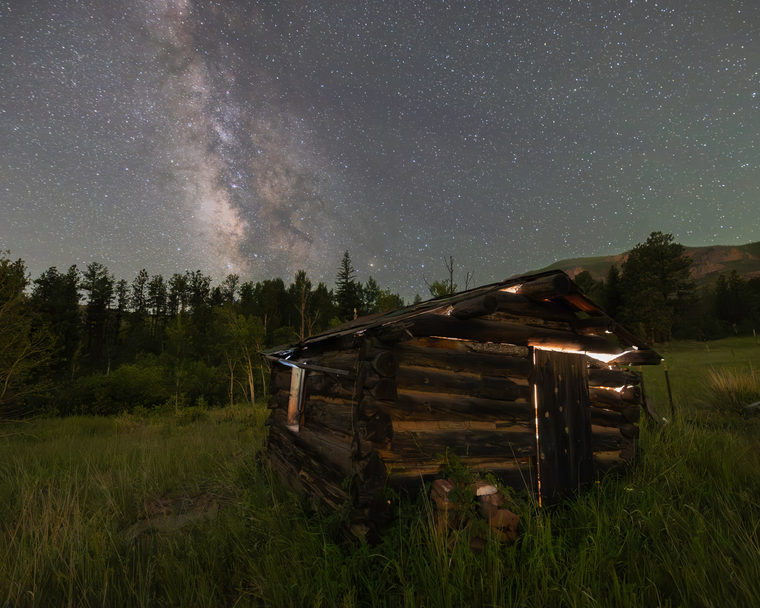 The camp at night, frame R101