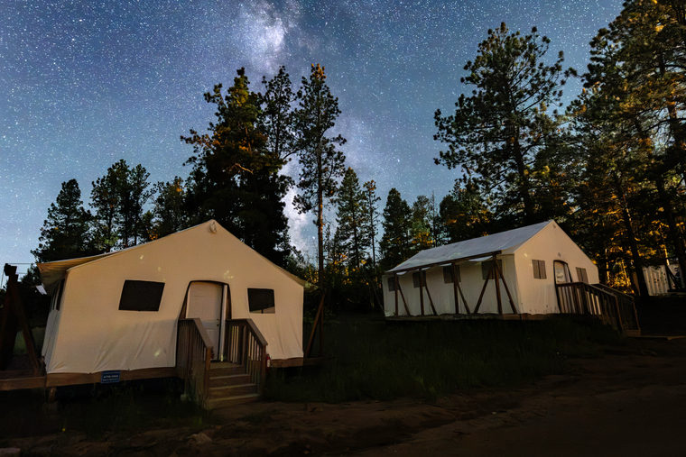 The camp at night, frame R109